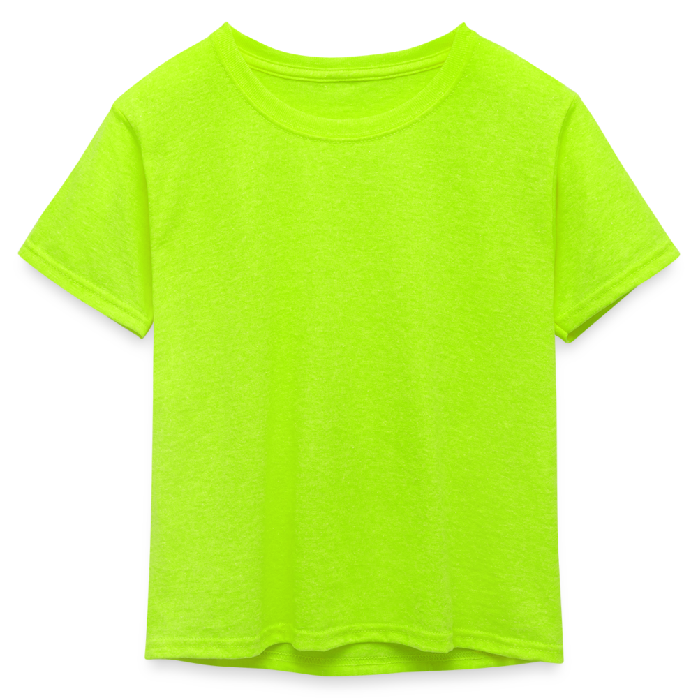 Kid's 50/50 Neon T-Shirt :=_?UY%+^'!^'+%&/() - neon green
