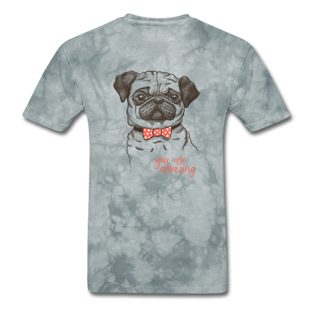 Men's T-Shirt - grey tie dye