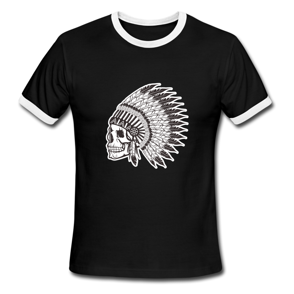 Men's Ringer T-Shirt - black/white