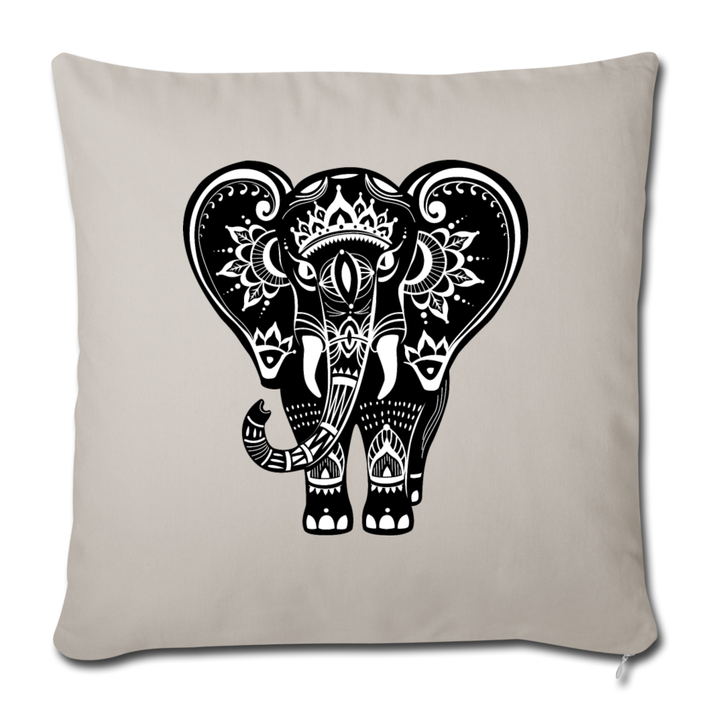 Throw Pillow Cover 18” x 18” - light grey