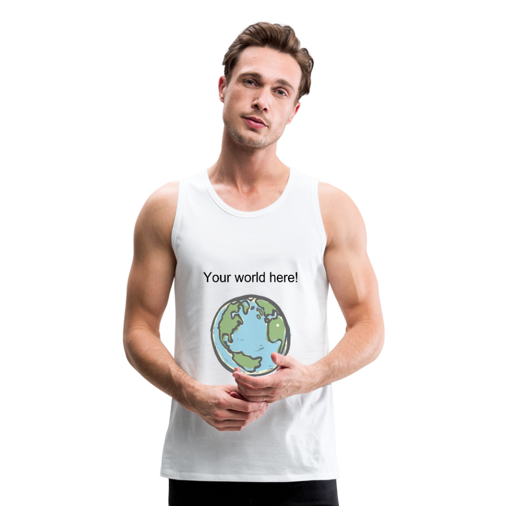 Men’s Premium Tank - white