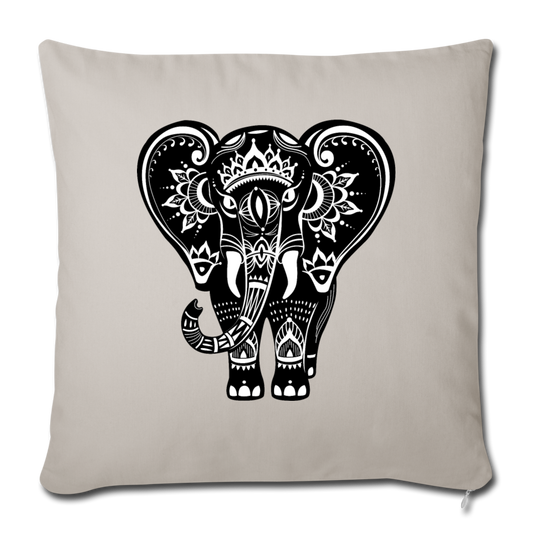 Throw Pillow Cover 18” x 18” - light grey