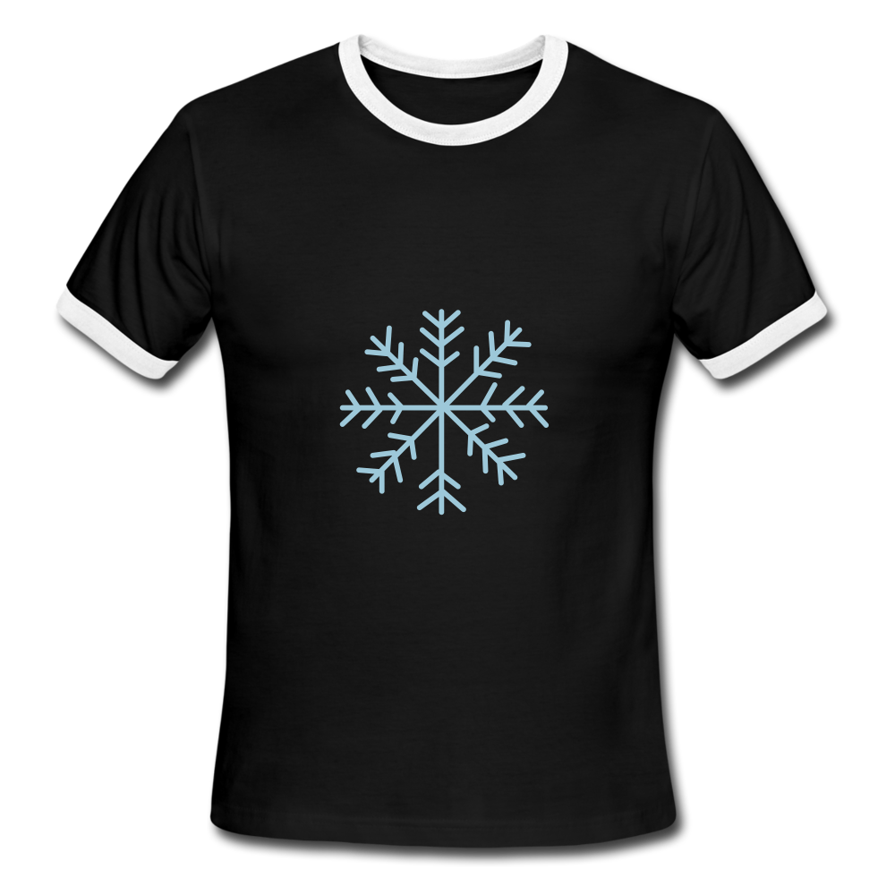 Men's Ringer T-Shirt - black/white