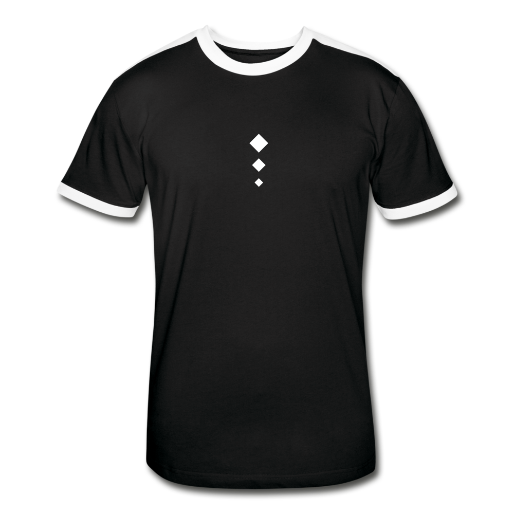 Men's Retro T-Shirt - black/white