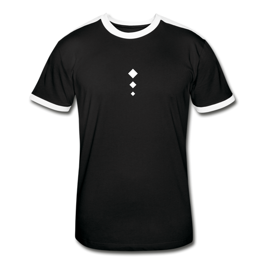 Men's Retro T-Shirt - black/white