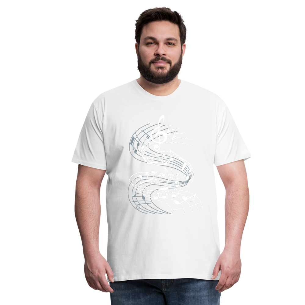 Men's Premium T-Shirt test edit - white