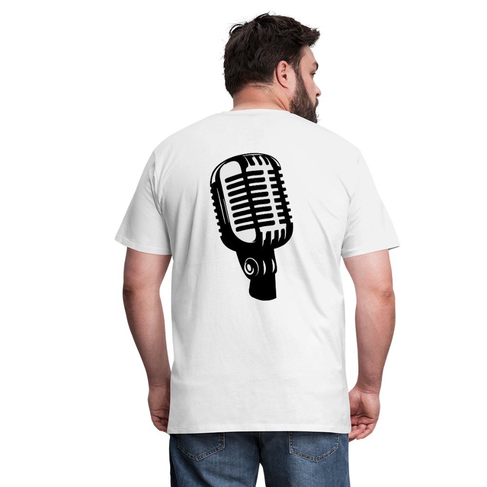 Men's Premium T-Shirt test edit - white