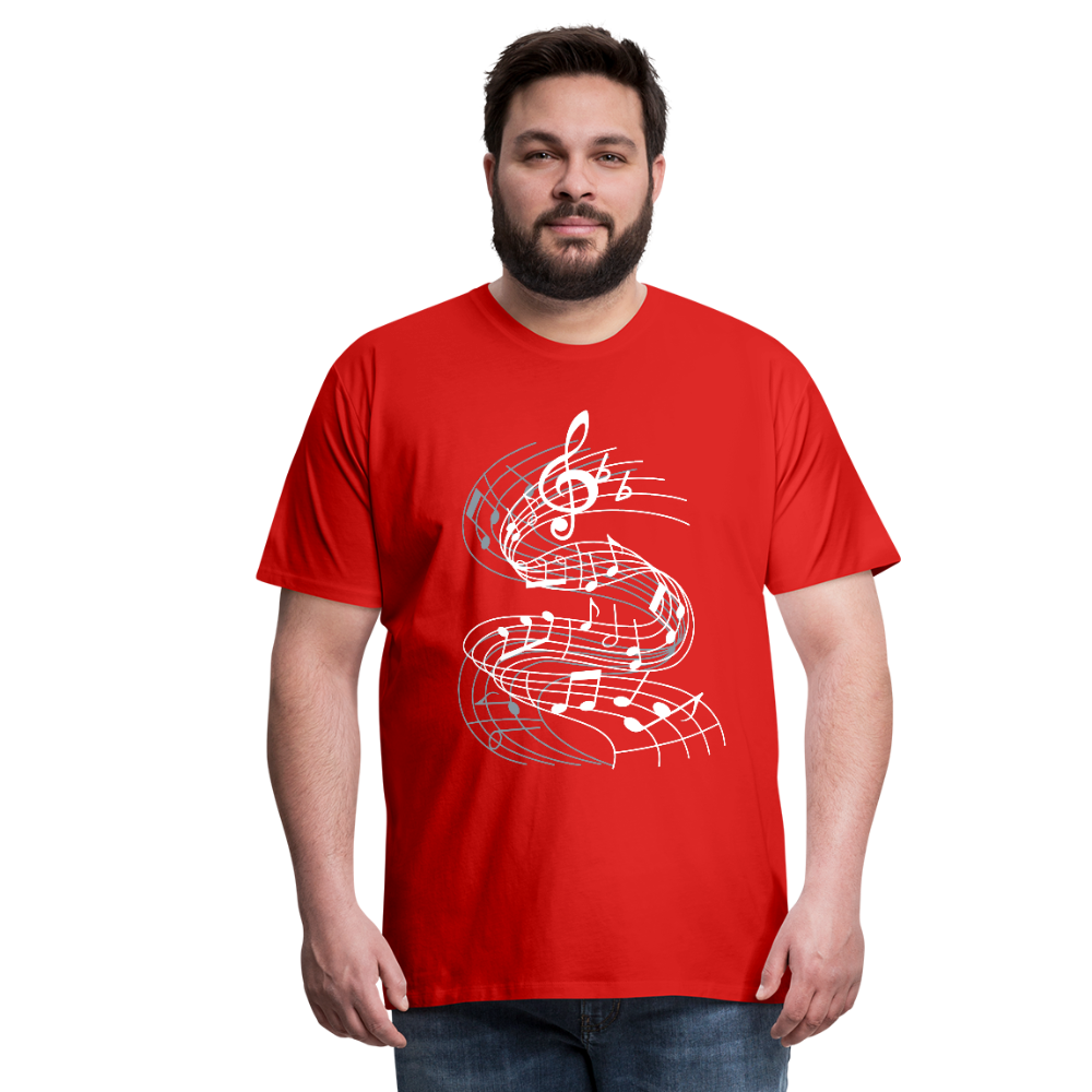 Men's Premium T-Shirt test edit - red