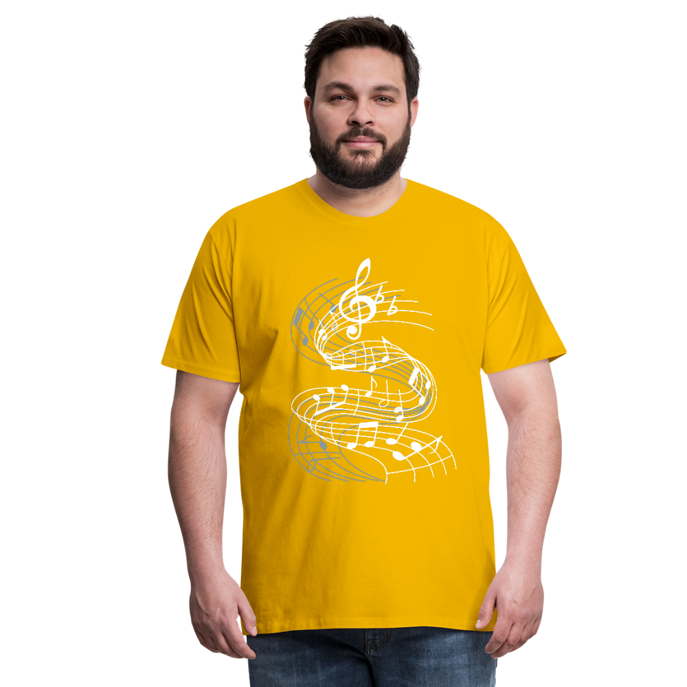 Men's Premium T-Shirt test edit - sun yellow