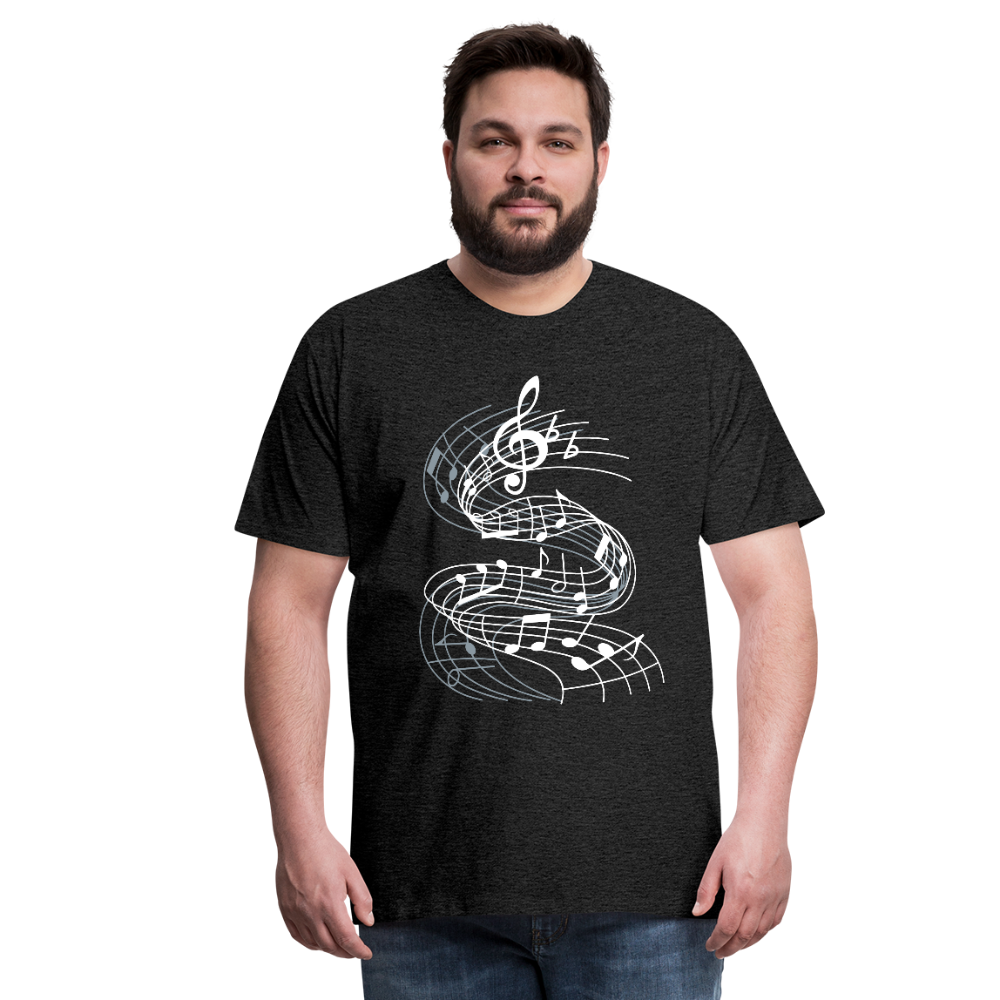 Men's Premium T-Shirt test edit - charcoal gray