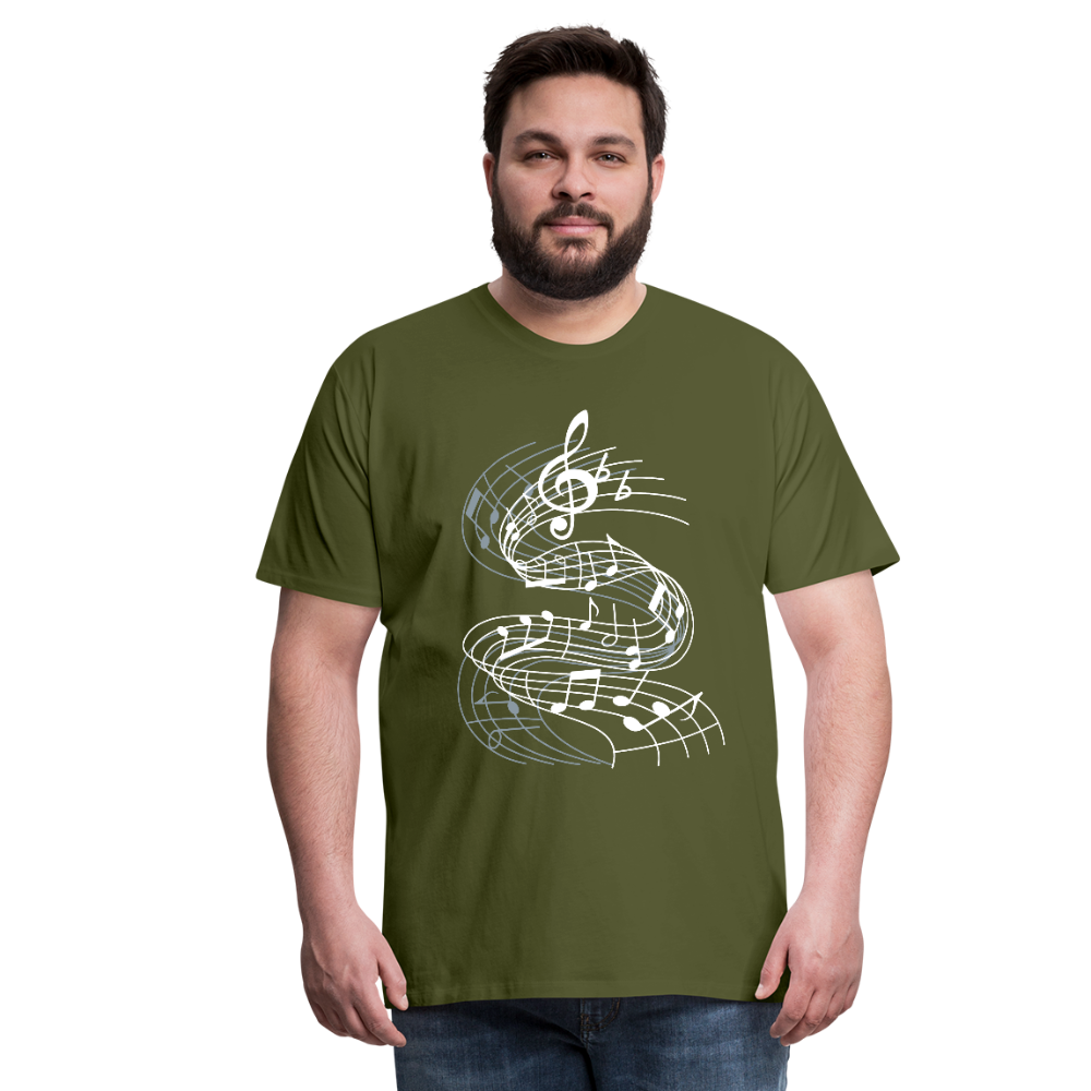 Men's Premium T-Shirt test edit - olive green